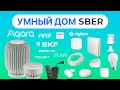 Умный дом от Сбера: голосовое управление через SberBoom Mini с ассистентом Салют, поддержка Aqara