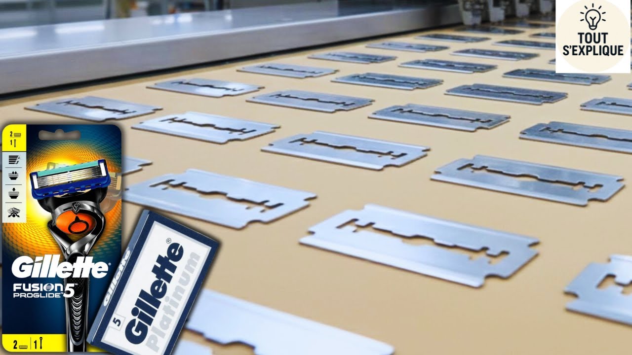 - Comment c’est fait : Les lames de rasoir — des millions produites chaque jour dans les méga-usines
