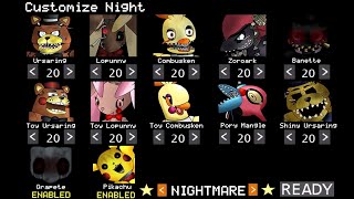 10/20 MAX MODE!!! | FIVE NIGHTS AT POKÉMON'S | NIGHTMARE | MODO 10/20 | FNAF FAN GAME 2015 |