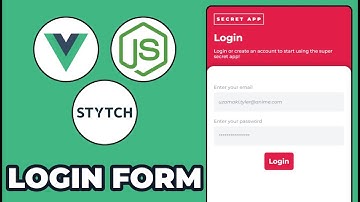 Build a FULLSTACK Login Form with Vue JS, Node JS & Stytch   Email & Password Authentication V3
