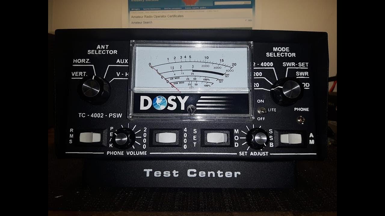 DOSE TC4002psw REPAIR [ CB RADIO ] YouTube