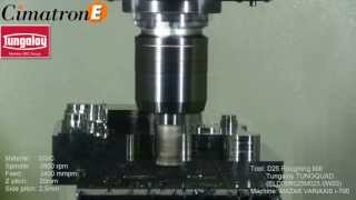 CimatronE Volumill 3D Roughing with Tungaloy Tool