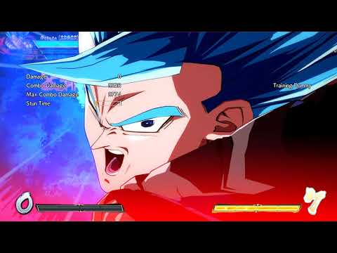 DragonBall FighterZ: Vegito Team Fusion ToD (Corner Ki-blast loop)