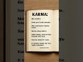 Karma | be careful how you...! |#psychology#quotes#motivation