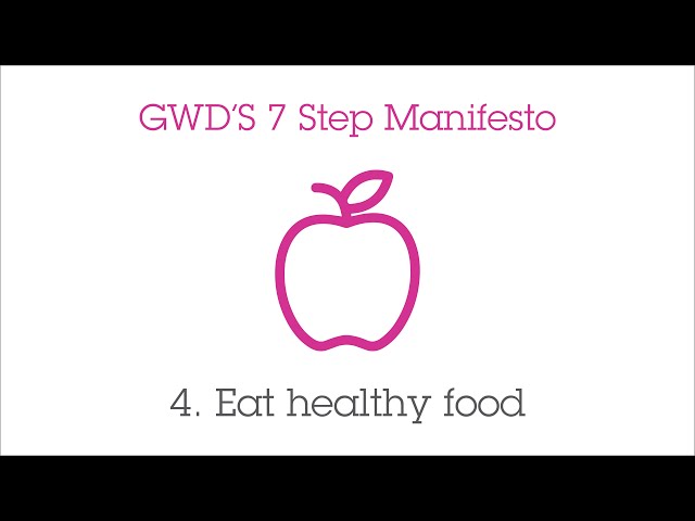 7 Step Manifesto | Eat healthy food