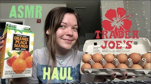 ASMR Trader Joes grocery haul 💕🌺😊 yummy!!