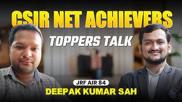 CSIR NET Mathematics Topper Interview - June 2024 with Deepak