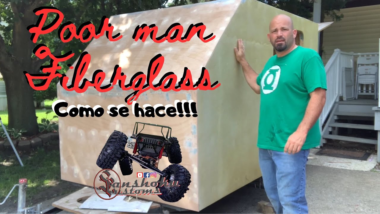Poor Man Fiberglass PMF / como se hace YouTube
