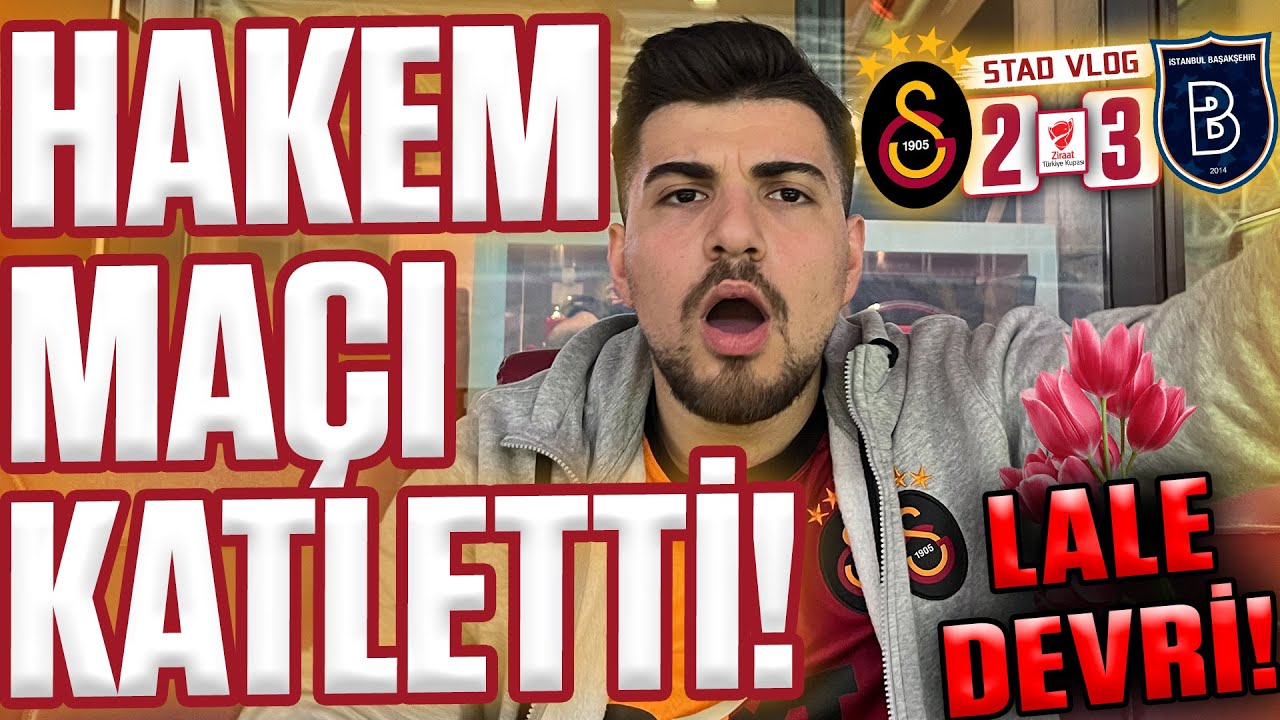 HAKEM ÇILDIRTTI ! SİNİRDEN TRİBÜNDEN ATLAYACAKTIM ! |Galatasaray vs Başakşehir