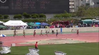 20160508 高校陸上総体広島地区大会 男子200m準決勝全レース