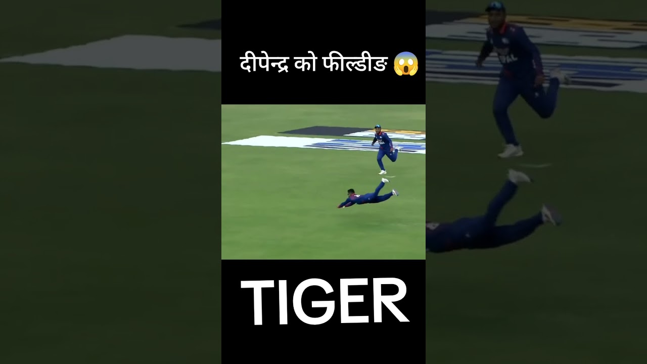 Fielding Of Dipendra Singh Airee 😱🔥 