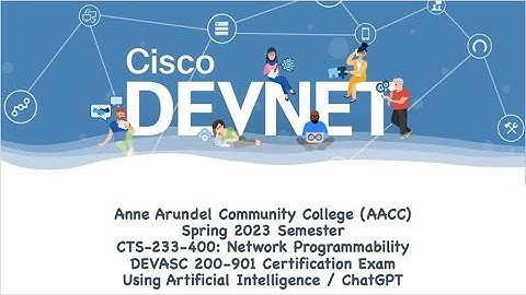 AACC - Spring 2023 - CTS-233-400 - DEVASC 200-901: Using ChatGPT to Advance Your Linux/Python Skills