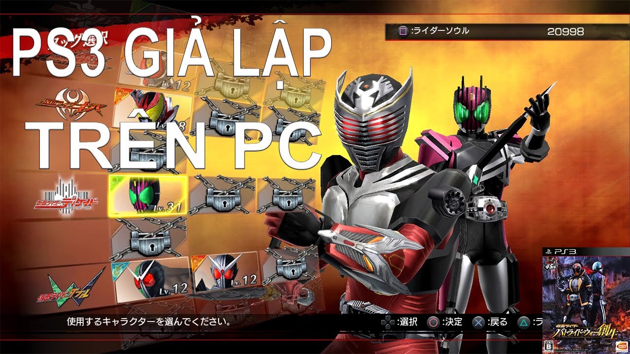 kamen rider battride war genesis pc  2022  Chơi Kamen Rider: Battride War Genesis trên PC bằng giả lập PRCS3