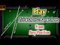 8 ball pool | How to Calculate angle for trick shots from any position of cue ball