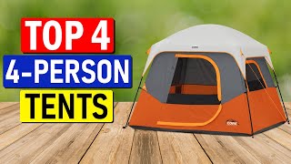 👉 TOP 4 Picks - Best 4 Person Camping Tents of 2023 [Best Review]