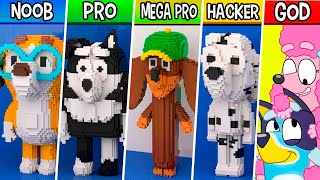 LEGO ALL Bluey's Friends (Compilation №1) : Noob, Pro, HACKER! / (Bluey)