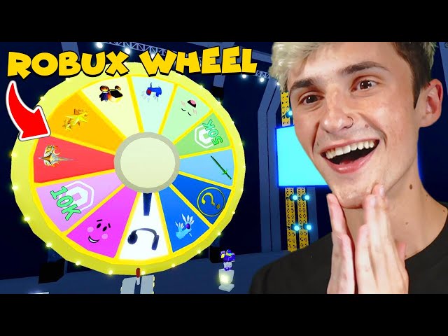 Spin The Robux Wheel Win Your Dream Item Roblox Youtube - roblox wheel spinner robux hack windows 10