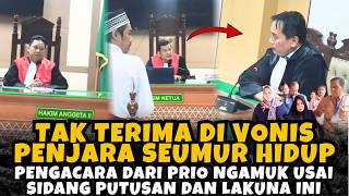 PRIO SENTENCED TO LIFE IN PRISON❗LAWYER RUSLANDI FURIOUS, REFUSES TO ACCEPT IT AND DOES THIS IMME...