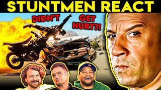 Stuntmen React to Incredible Stunts 39 - Fast and Furious, Day Shift, Murder Mystery 2, and More…