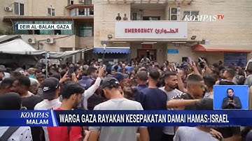 Kegembiraan Warga Gaza Saat Dengar Kesepakatan Damai Israel dan Hamas
