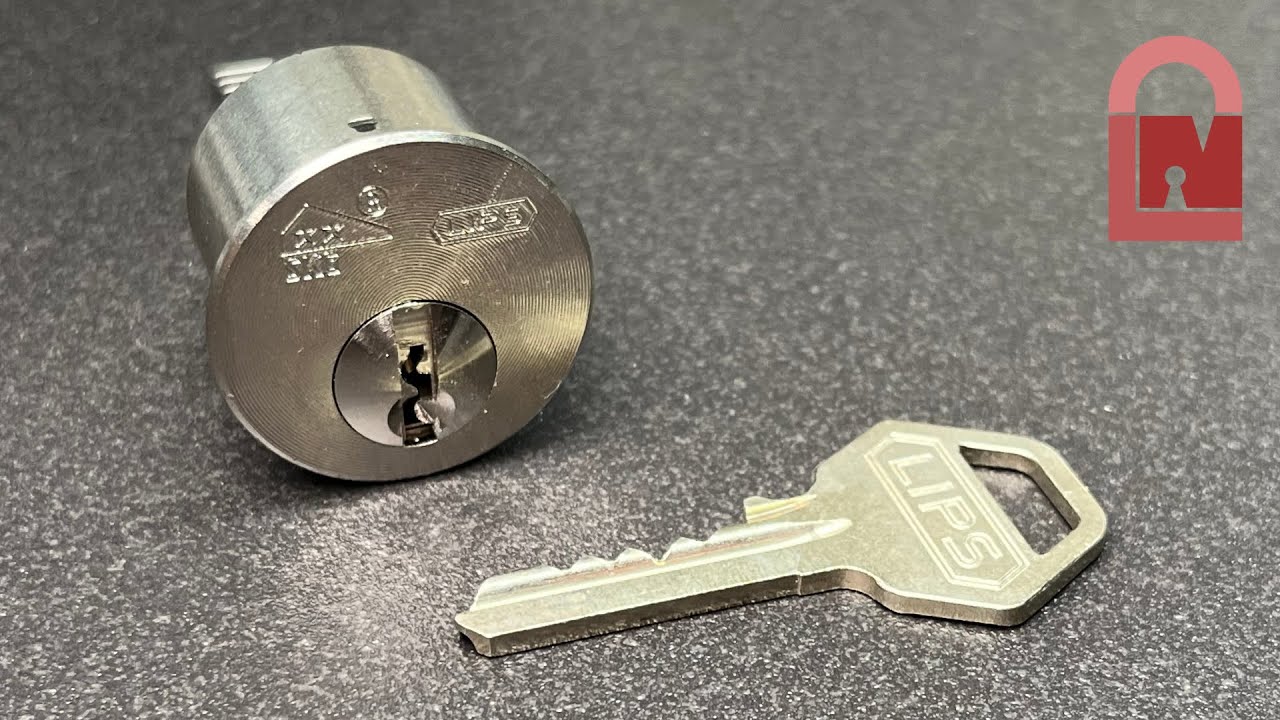 LIPS 8153 Mortice Cylinder Lock Pick and Gut - YouTube