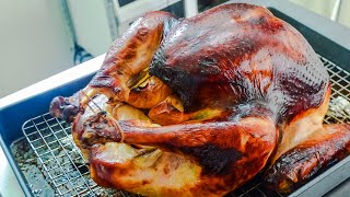 Tired of dry turkey? find out how to make the most delicious turkey
you'll ever have in your life. this is soaked a wet brine overnight
and then ro...