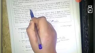 1as English exam/إمتحان انجليزية أولى ثانوي الفصل الاول /وحدة getting through.