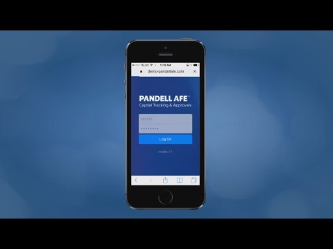 See how to approve an AFE on your mobile device: Pandell AFE