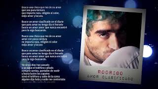 Amor clasificado - Rodrigo Bueno │ Video Lyric