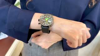 Vidéo: Montre Alain Silberstein en Pvd Collection Krono 2 Automatique vers 1992