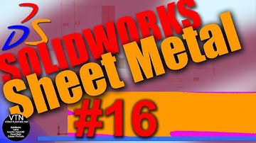 SOLIDWORKS Sheet Metal 16 ( Sketched Bend ) Tutorial