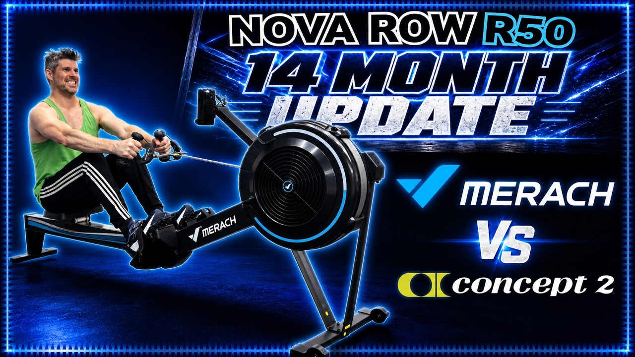 Merach R50 Rowing Machine 14 MONTH UPDATE - MERACH NovaRow R50 Air Resistance Rowing Machine ...