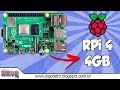 Raspberry Pi 4 (4GB) Comprei a nova versão da placa na Seeed Studio