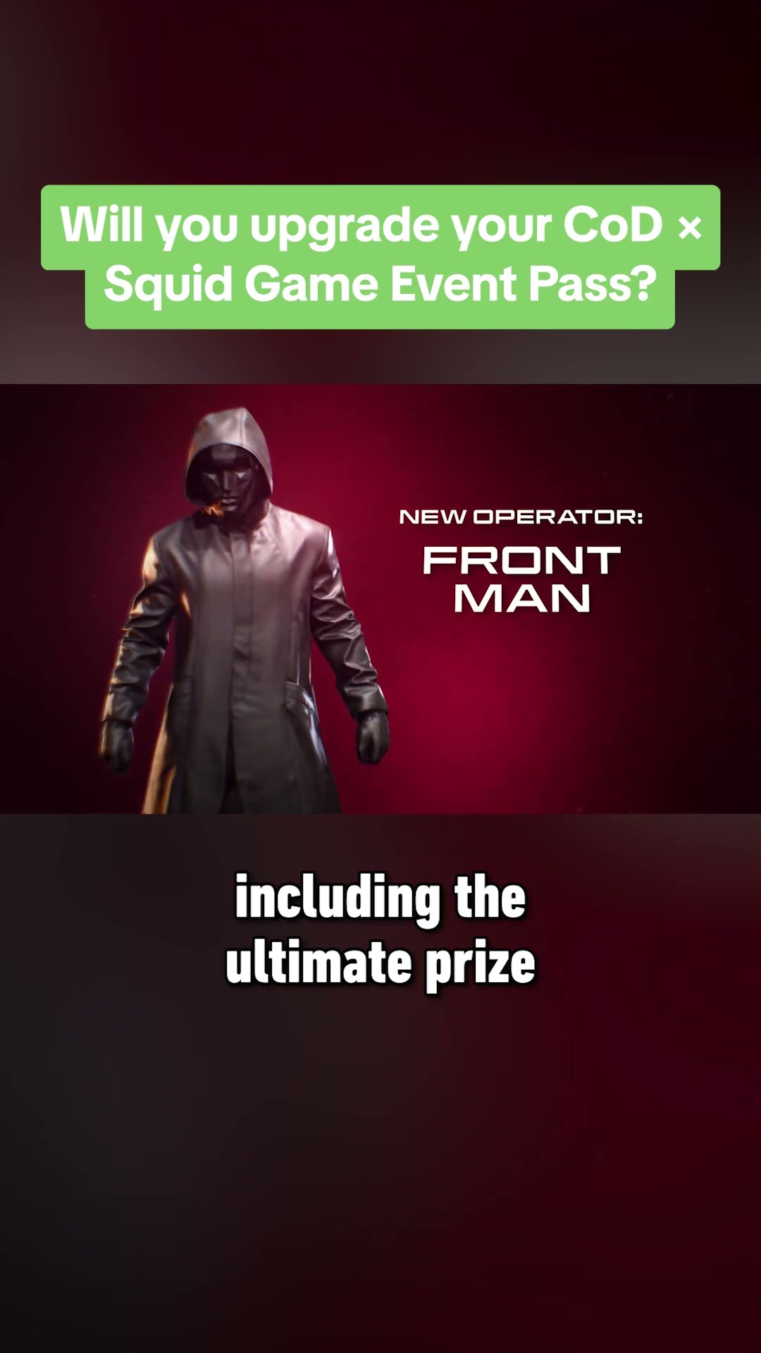 Call of Duty has a premium event pass for the Squid Game crossover. #cod #squidgame #callofduty