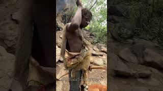 Discover ancient hadzabe tribe bushmen, they live their entire life in caves