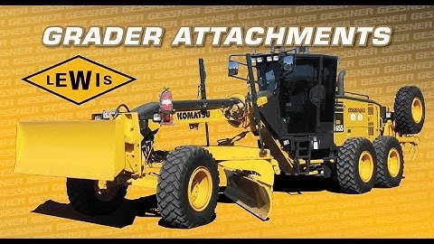GESSNER Grader Attachments.