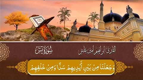 سورة يس بصوت القارئ/ إبراهيم أمين غابش
