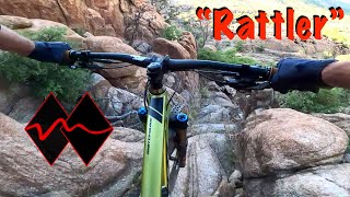 "Rattler"! I Can't believe they carved this new MTB Trail out of Granite! screenshot 5