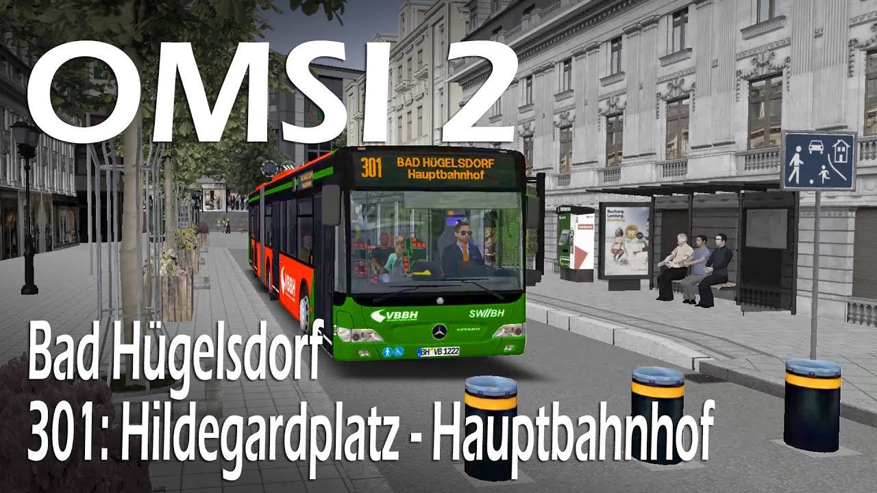 301: Hildegardplatz → Hauptbahnhof | Bad Hügelsdorf | OMSI 2