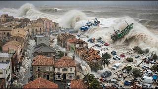Argentina Destroyed! Giant Waves Like a Tsunami Damaging Many Homes in Buenos Aires