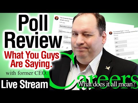 Lets Review the Polls 006.  Live Stream.  What You Guys Are Saying. (with former CEO)