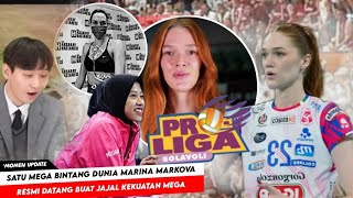 Penasaran Dengan Kekuatan Mega & Pro Liga ! Super mega Bintang Marina Markova Ke Elektrik PLN