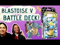 WHAT’S IN THERE??BLASTOISE V BATTLE DECK! Opening&amp;Comments