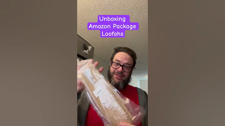 Unboxing Amazon Package! (Loofahs) #unboxing #amazon #loofah