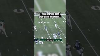 I think New York owes Zach Wilson an apology.