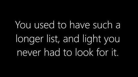 A Line Allows Progress, A Circle Does Not - Bright Eyes (Lyrics)