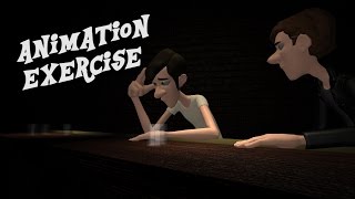 My First Maya animation "ANIMATION EXERCISE"
