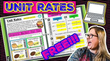 Unit Rate Hamburger Activity Unit Price Determine the Better Buy