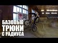 Базовые трюки с радиуса от Димы Гордея | Школа BMX Online #3