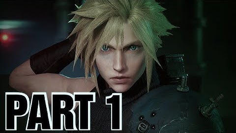 FINAL FANTASY VII REMAKE Gameplay Walkthrough Part 1 CHAPTER 1 [PS4] DEMO - No Commentary